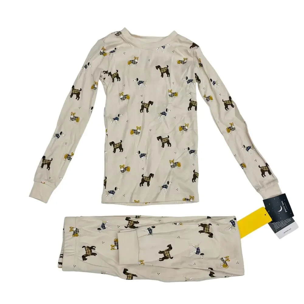 NWT Petit Lem Size 10 Dapper Dogs PJs